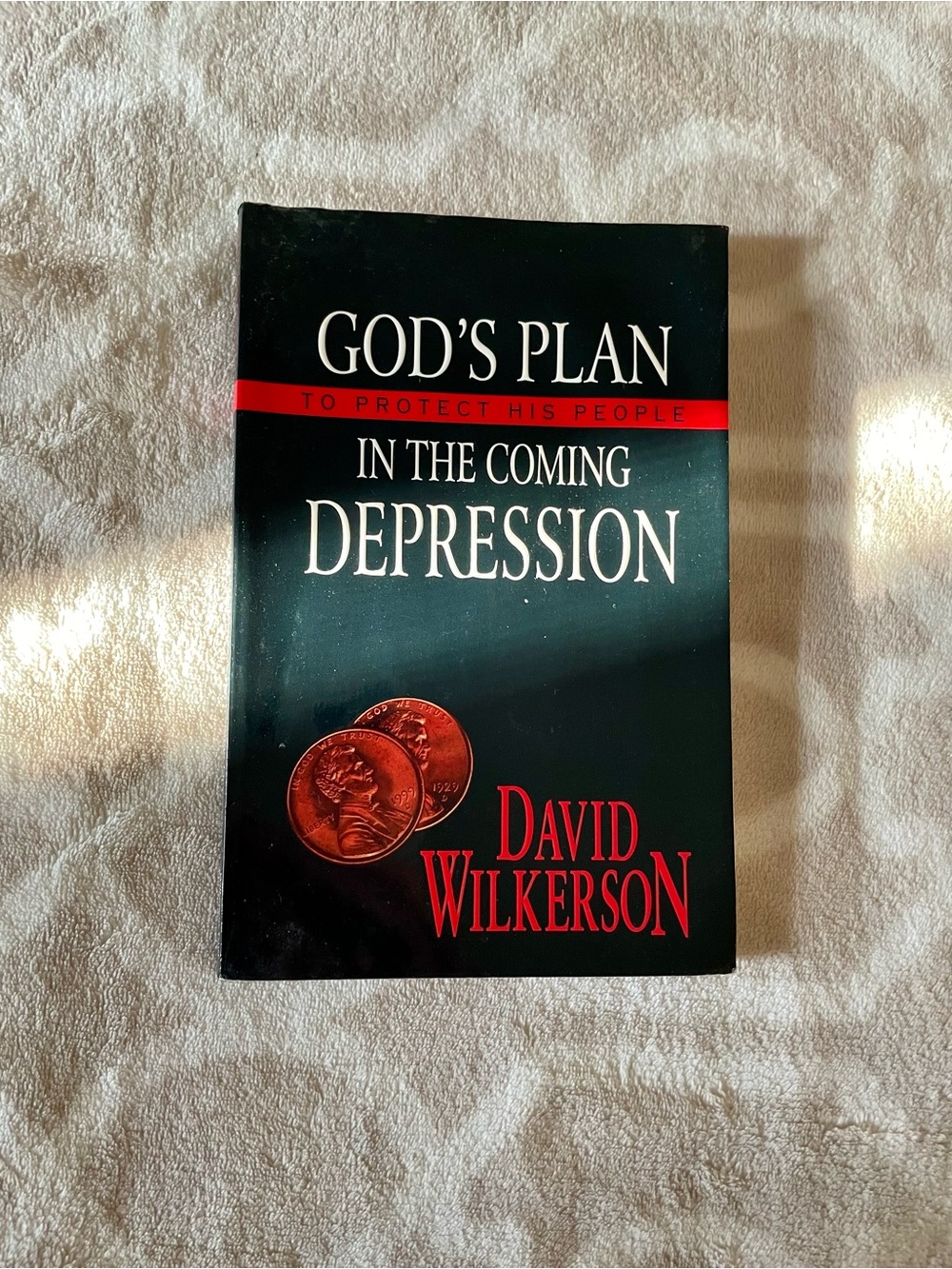 God's Plan in the Coming Depression by David Wilkerson - Black & Red Cover